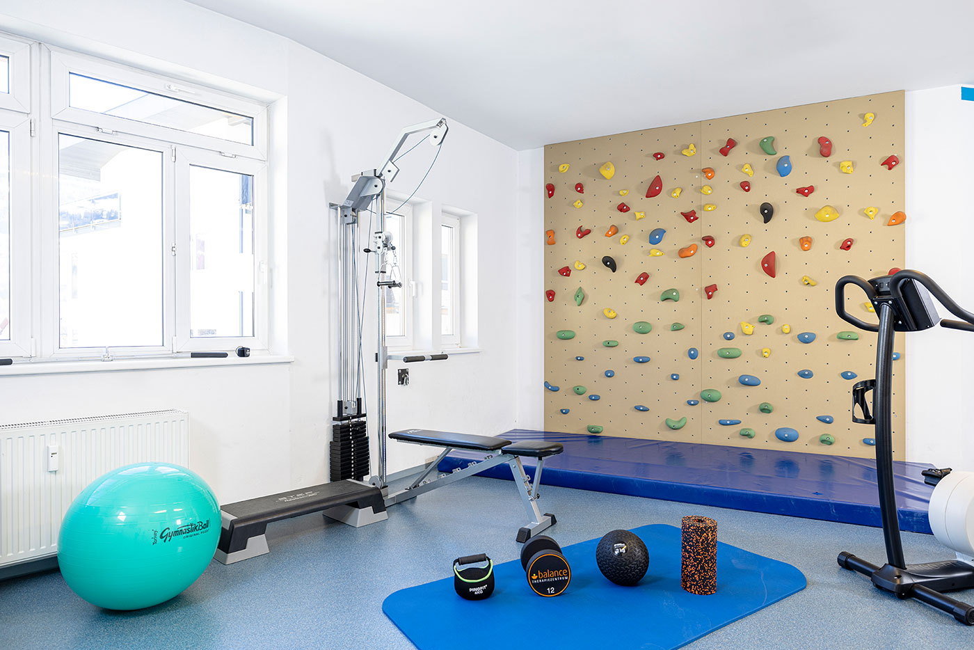 Therapie Balance Kletterwand